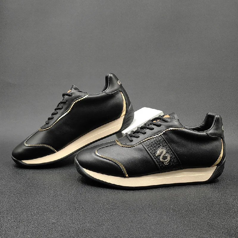 Men Fashion Leather Comfort Flat Casual Shoes