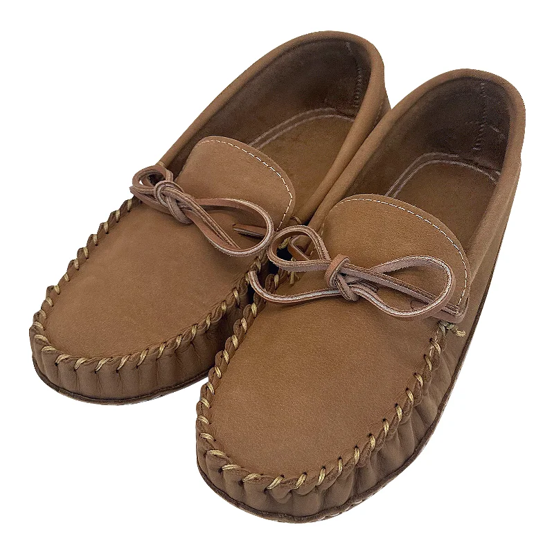 Men's Wide Earthing Leather Moccasins (Clearance)