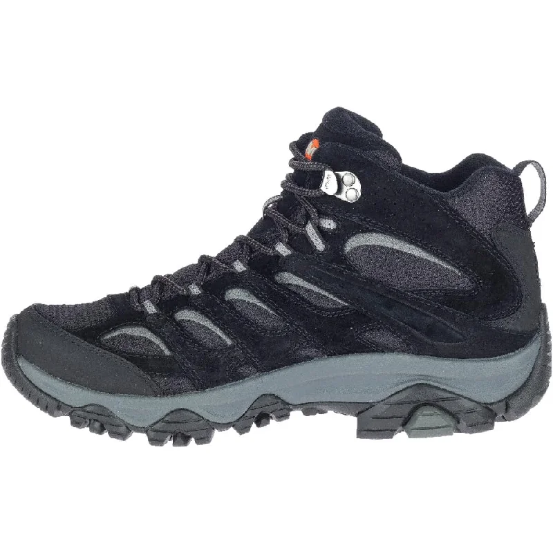 Merrell Herren Moab 3 Mid GTX Wanderschuhe, Black/Grey, 43.5 EU