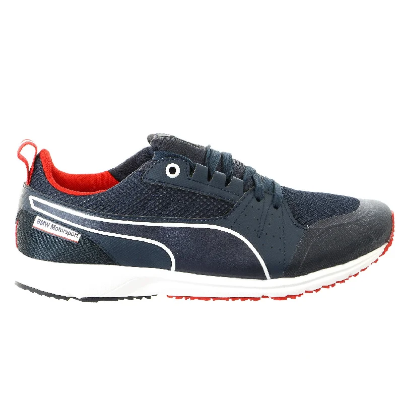 Puma BMW Nightcat Pitlane Fashion Sneaker Shoe - BMW Team Blue/High Rish Red - Mens