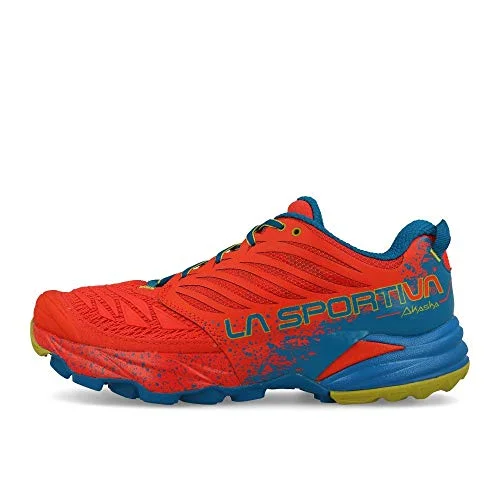 LA SPORTIVA Herren Akasha Bergschuhe, Poppy/Neptune, 42 EU