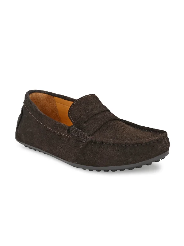 Men's Suede Leather Slip On Casual|Driving Loafer Moccasin