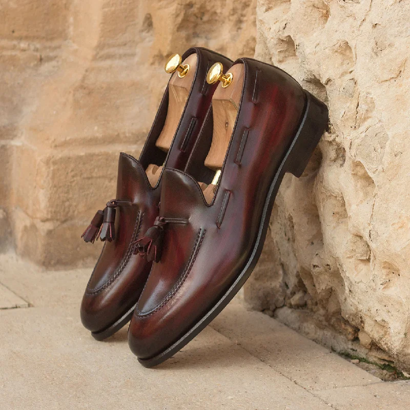 Ryan Burgundy Tassel Loafer