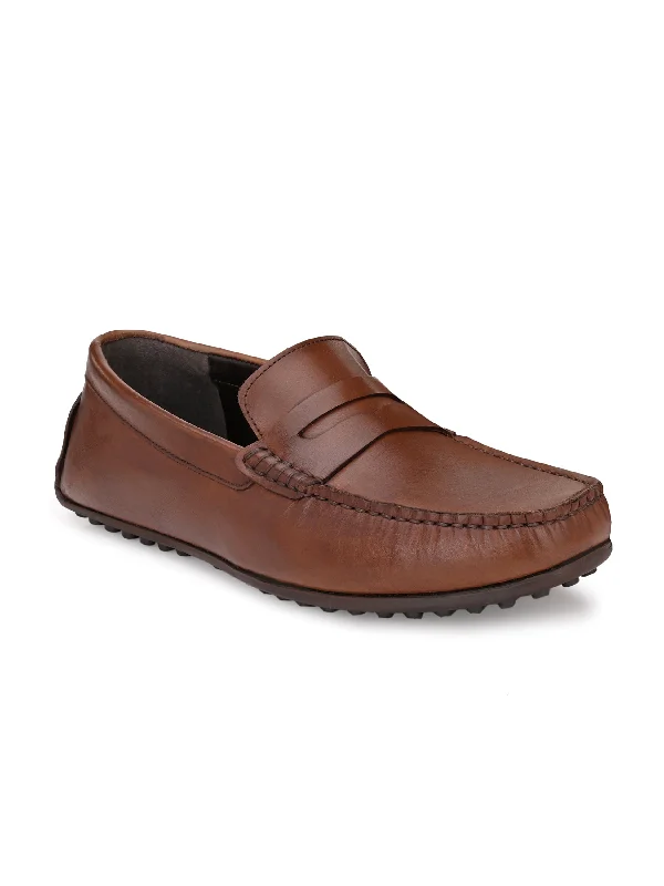 Men's Cow Nappa Leather Slip On Casual|Driving Loafer Moccasin