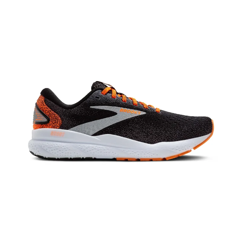 Brooks | Men's Ghost 16 Running Shoes - Black/Orange/White