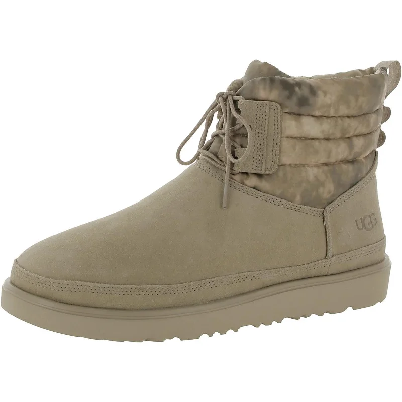 Ugg Mens SMOKESCREEN Suede Round toe Winter & Snow Boots