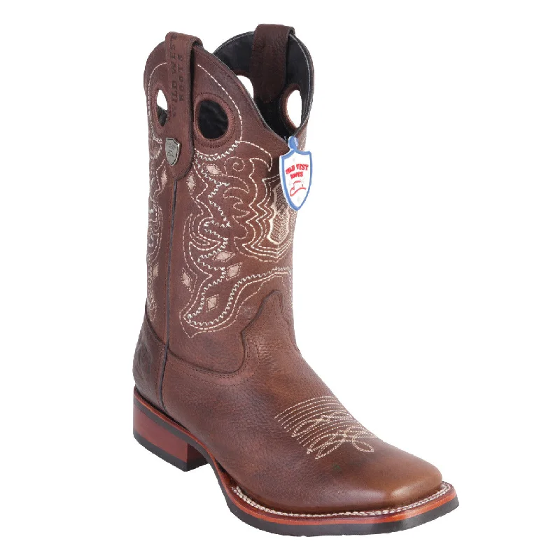 Mens Square Toe Cowboy Boots