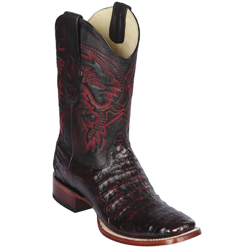 Caiman Square Toe Boots