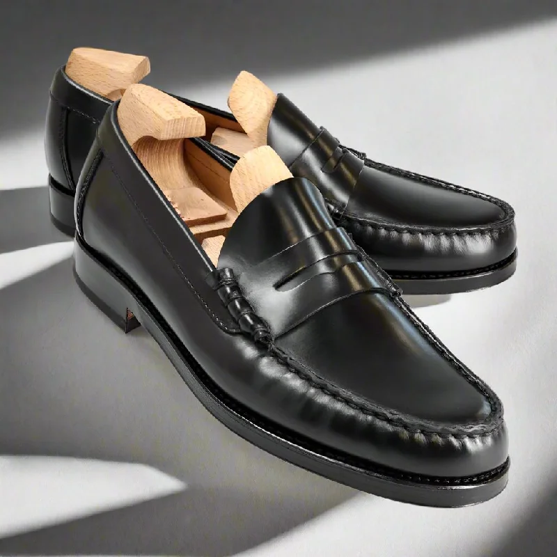 Felix Black Penny Loafer