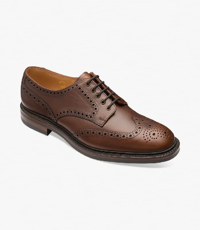 LOAKE Chester Oxford Brogue Dainite - Brown