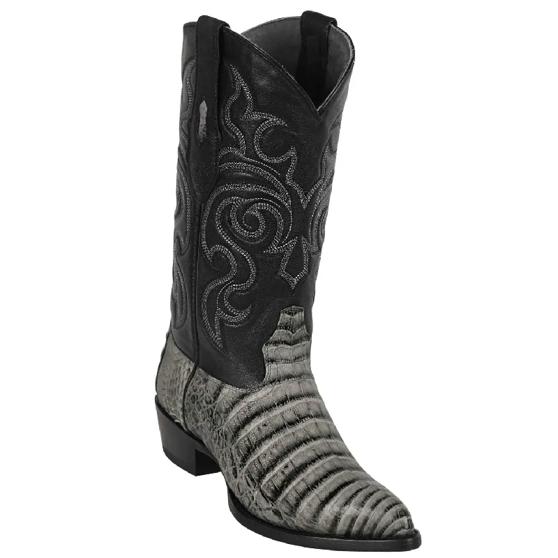 Mens Belly Caiman Cowboy Boots J-Toe